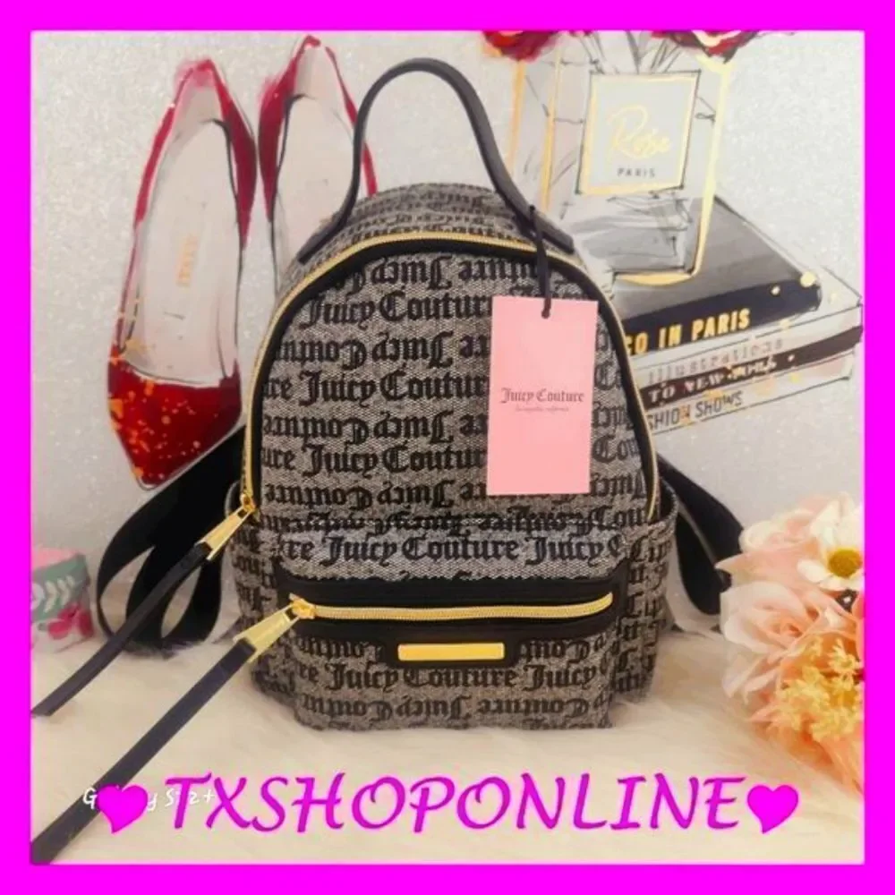 ❣️❣️{Juicy Couture} 🎒🎒 Rosie Mini Backpack Black NWT